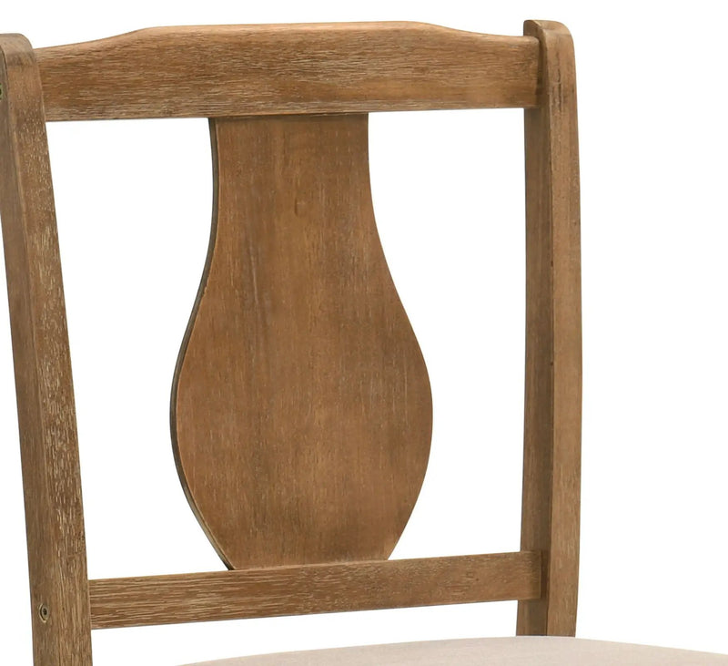 Kayee 5 Pieces Pack Dining Set - Weathered Oak by HouseOfZazla