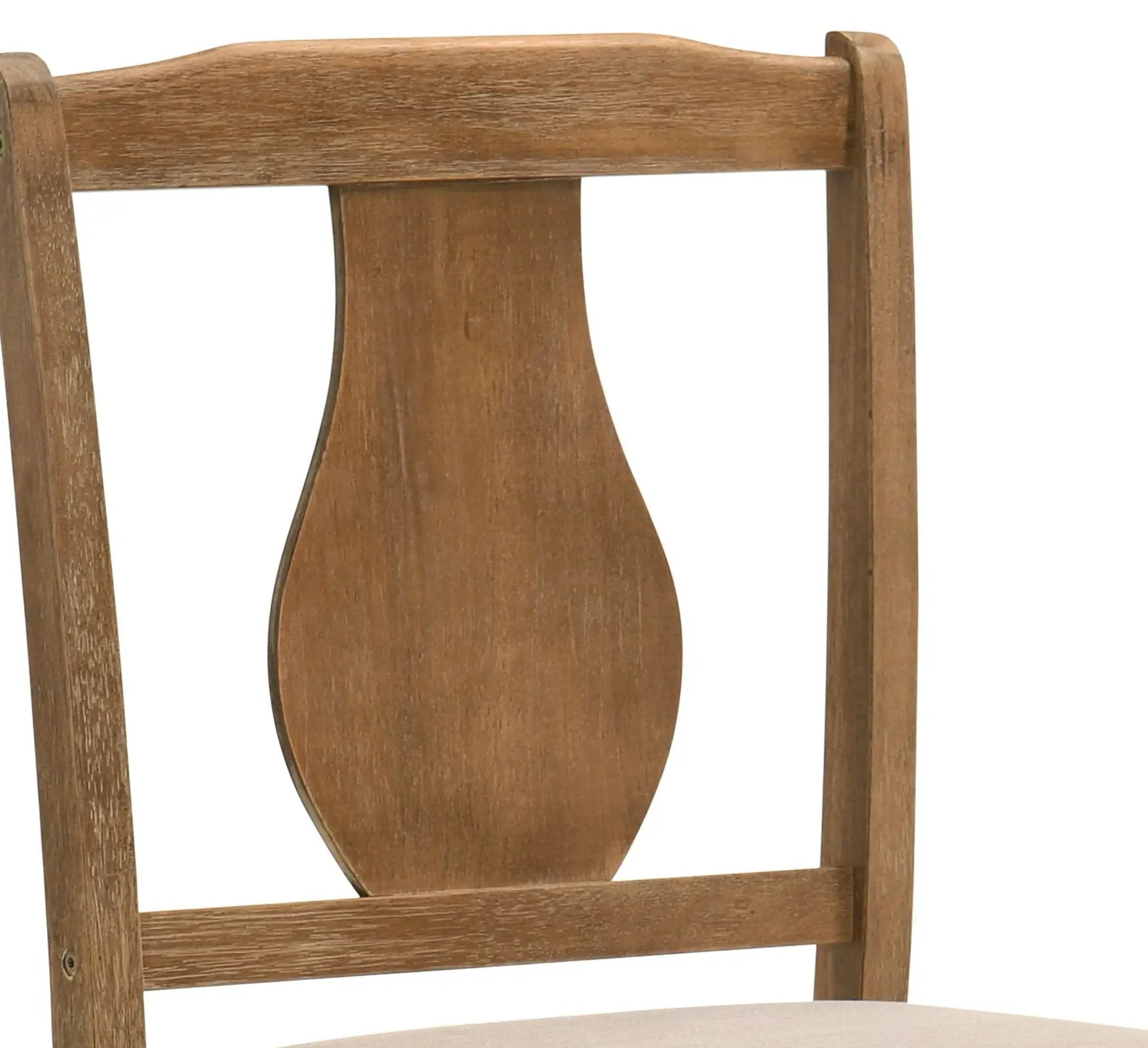 Kayee - 5 Pieces Pack Dining Set - Weathered Oak by Unique Piece Furniture