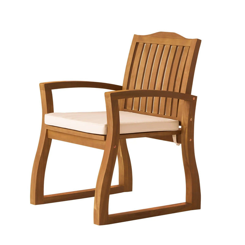 9-Piece Acacia Wood Outdoor Patio Dining Set by HouseOfZazla