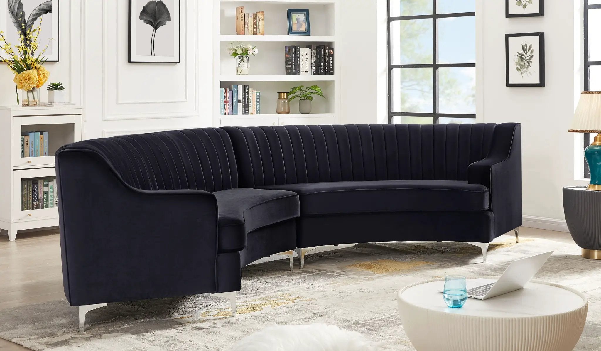 Curved Sofa by HouseOfZazla