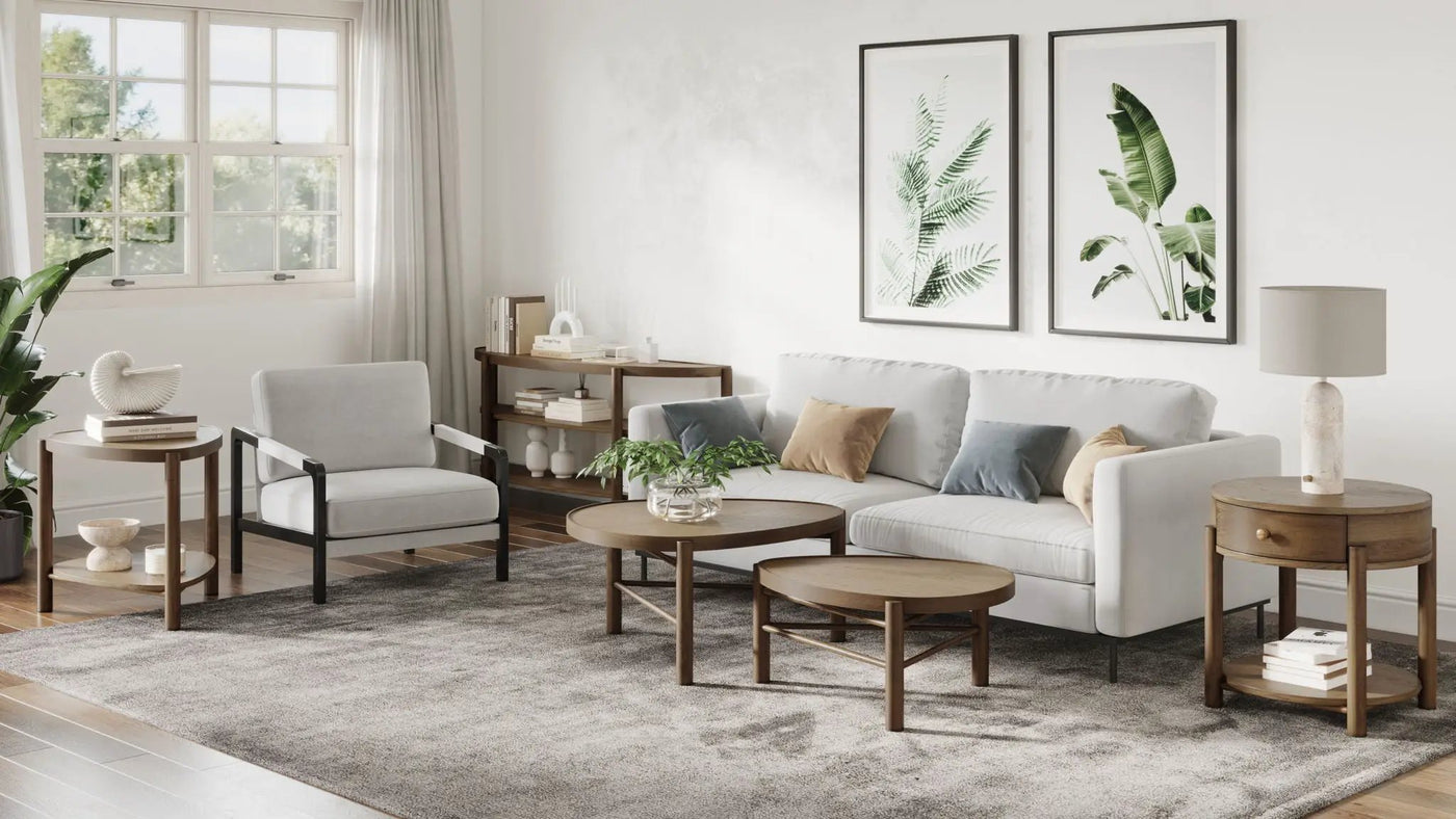 Hadleigh - Demilune Sofa Table by Unique Piece Furniture