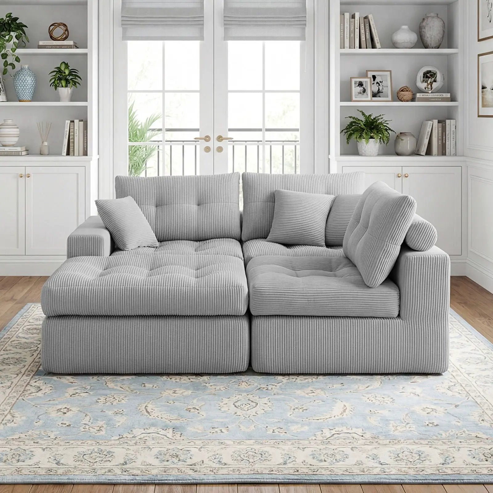 Corner Chaise L-Shaped Sectional Sofa Bed by Unique Piece Furniture