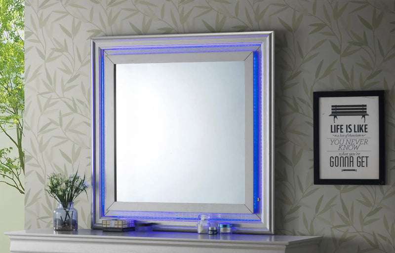 Lorana - Elegant Transitional LED Mirror by Unique Piece Furniture