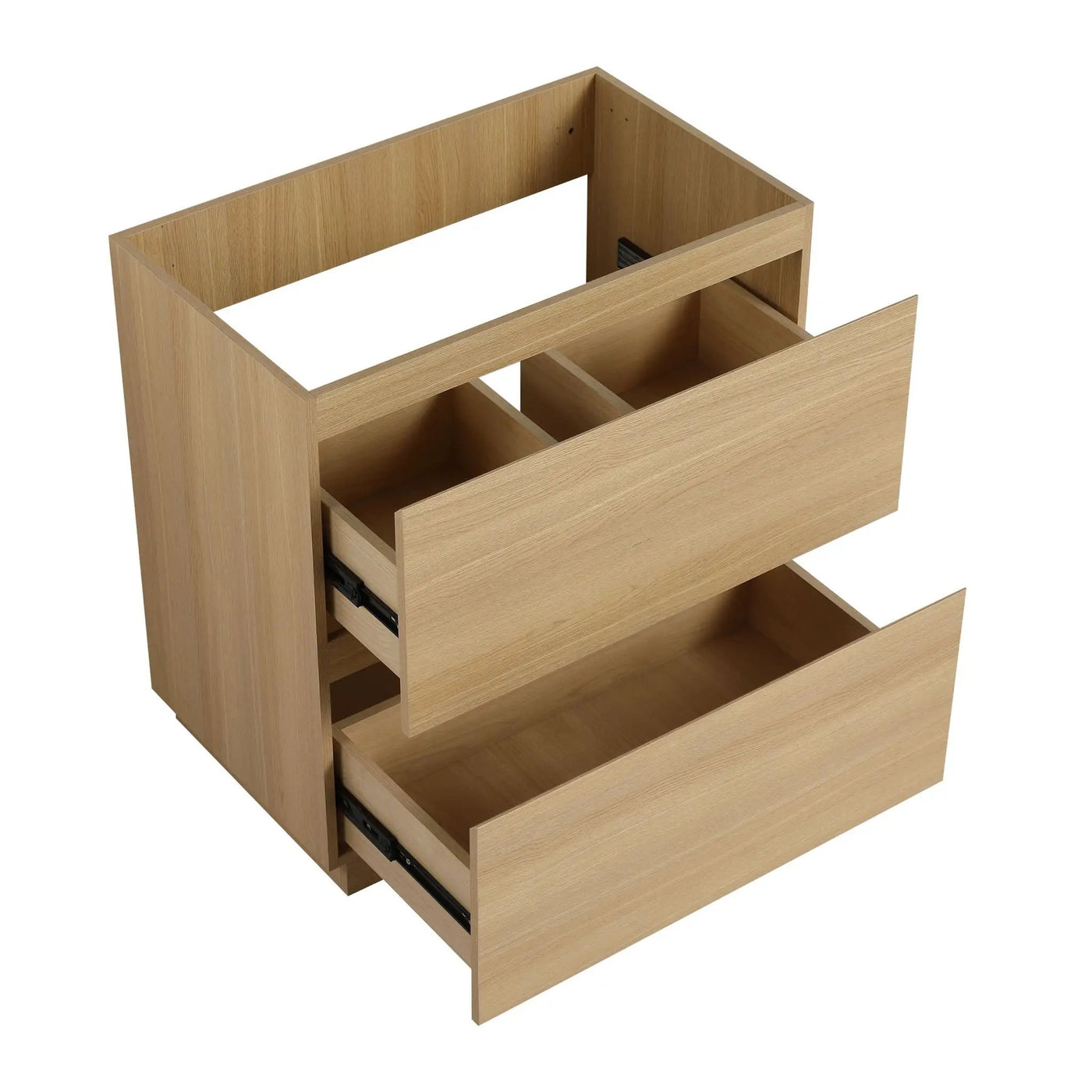 Modern Freestanding Bathroom Vanity Cabinet With Double Drawer by HouseOfZazla