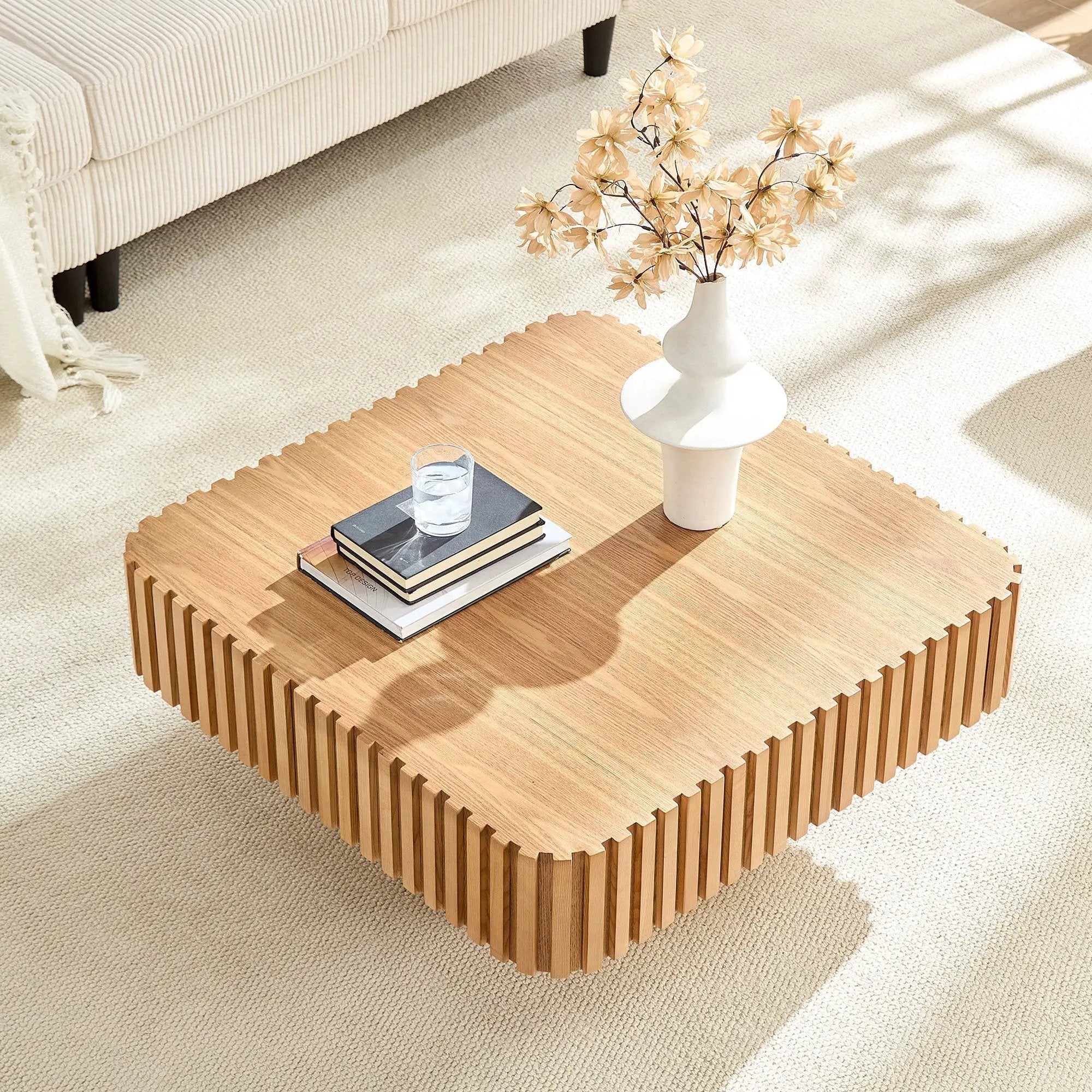 Modern Handcraft Drum Coffee Table by HouseOfZazla