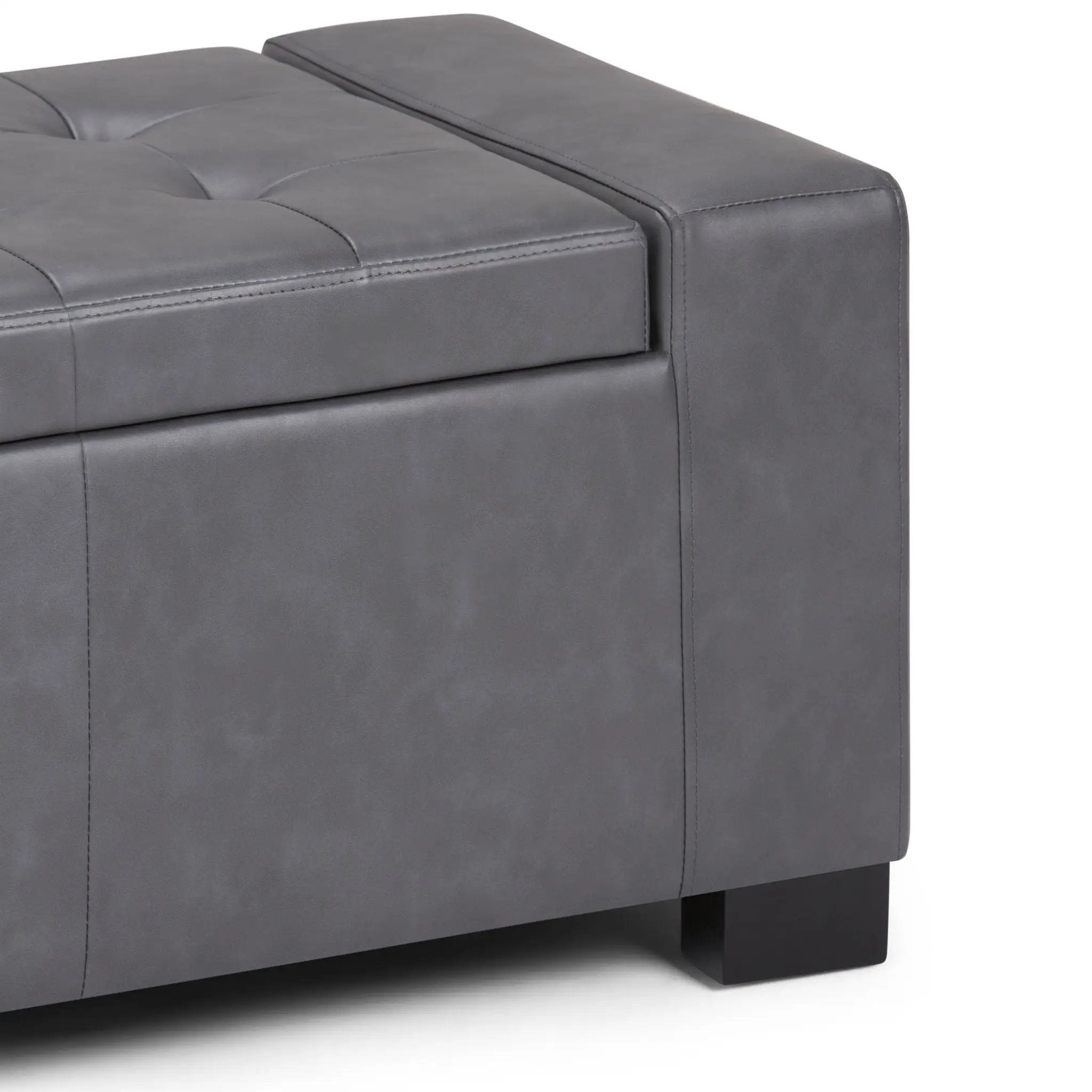 Laredo - Contemporary Large Storage Ottoman by HouseOfZazla