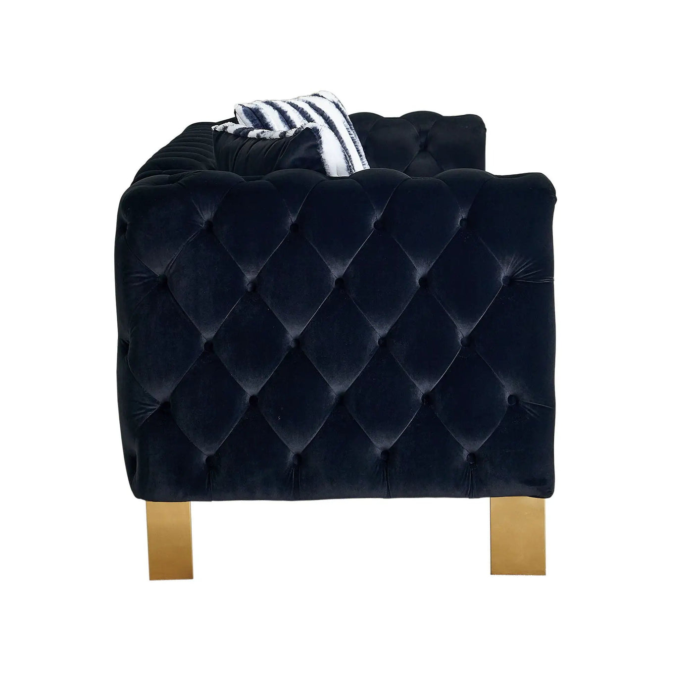 Chesterfield - Modern Tufted Living Room Sofa, 84.25''W Couch by HouseOfZazla