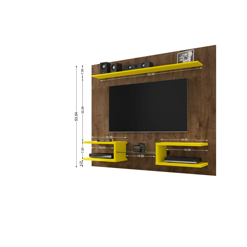 Plaza - TV Panel With Decorative Shelves by HouseOfZazla