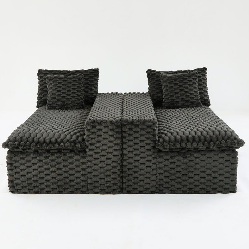 Multifunctional Sofa, Side-By-Side Or Facing Each Other by HouseOfZazla