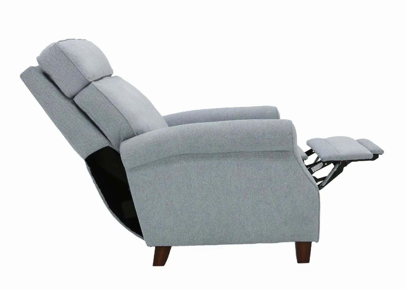Owen - Recliner-Push Through The Arms Janelle-Slate - Gray by Unique Piece Furniture