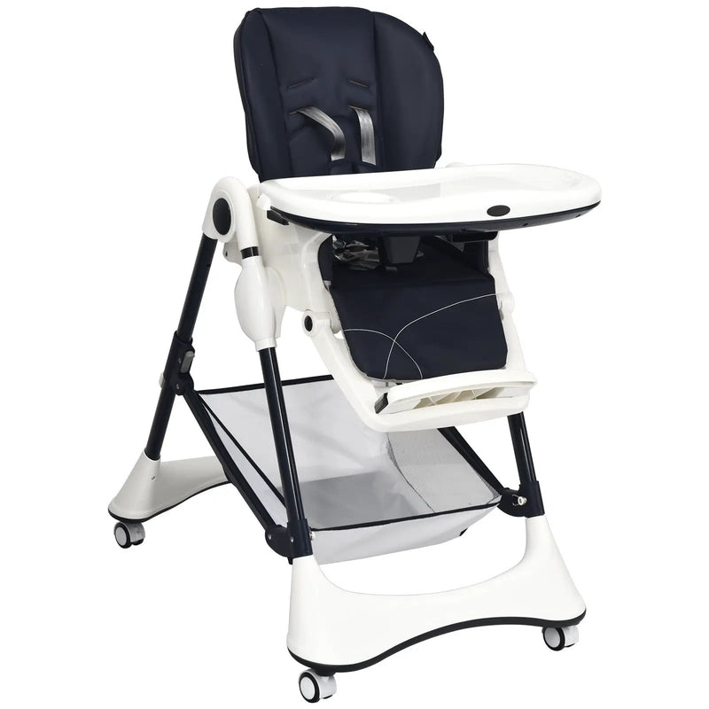 A-Shaped High Chair with 4 Lockable Wheels by DirectDeals