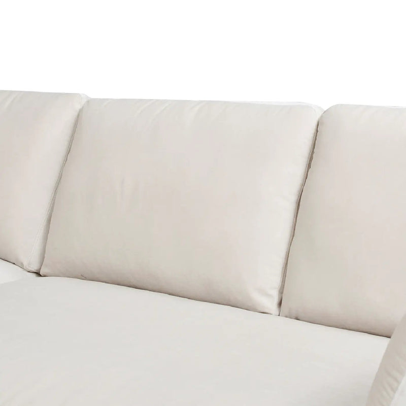 Knox - Modern Farmhouse Reversible Chaise Sectional Sofa by HouseOfZazla