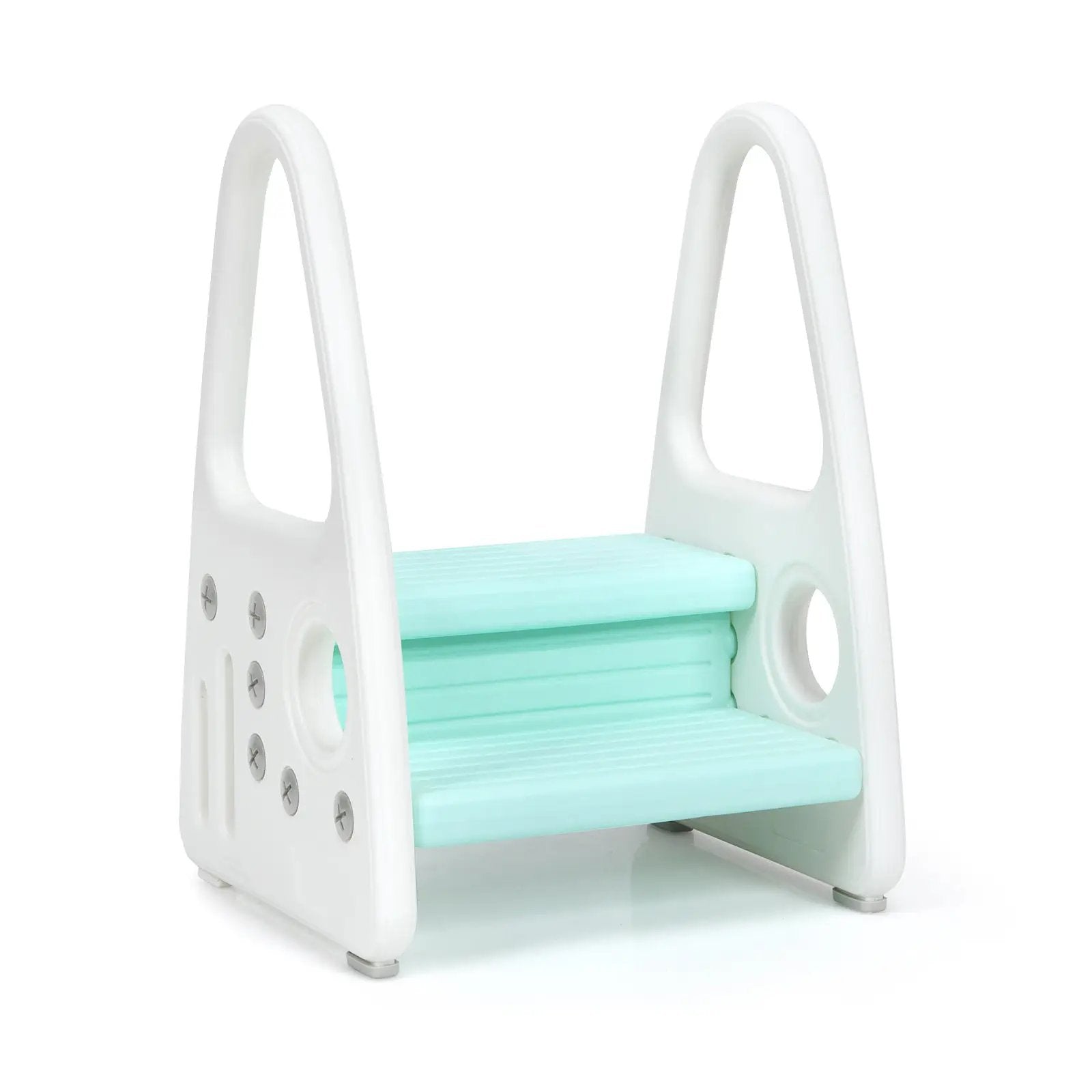 Kids Step Stool Learning Helper with Armrest for Kitchen Toilet Potty Training by DirectDeals