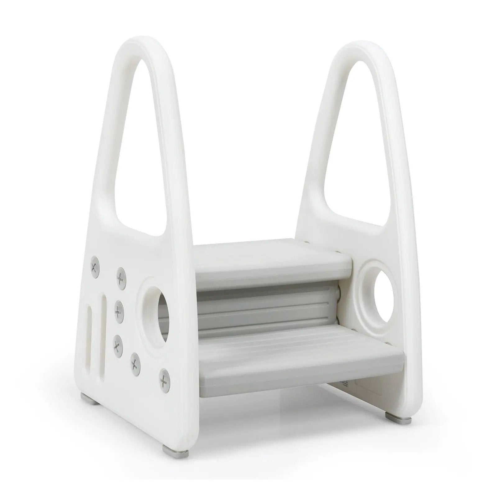 Kids Step Stool Learning Helper with Armrest for Kitchen Toilet Potty Training by DirectDeals