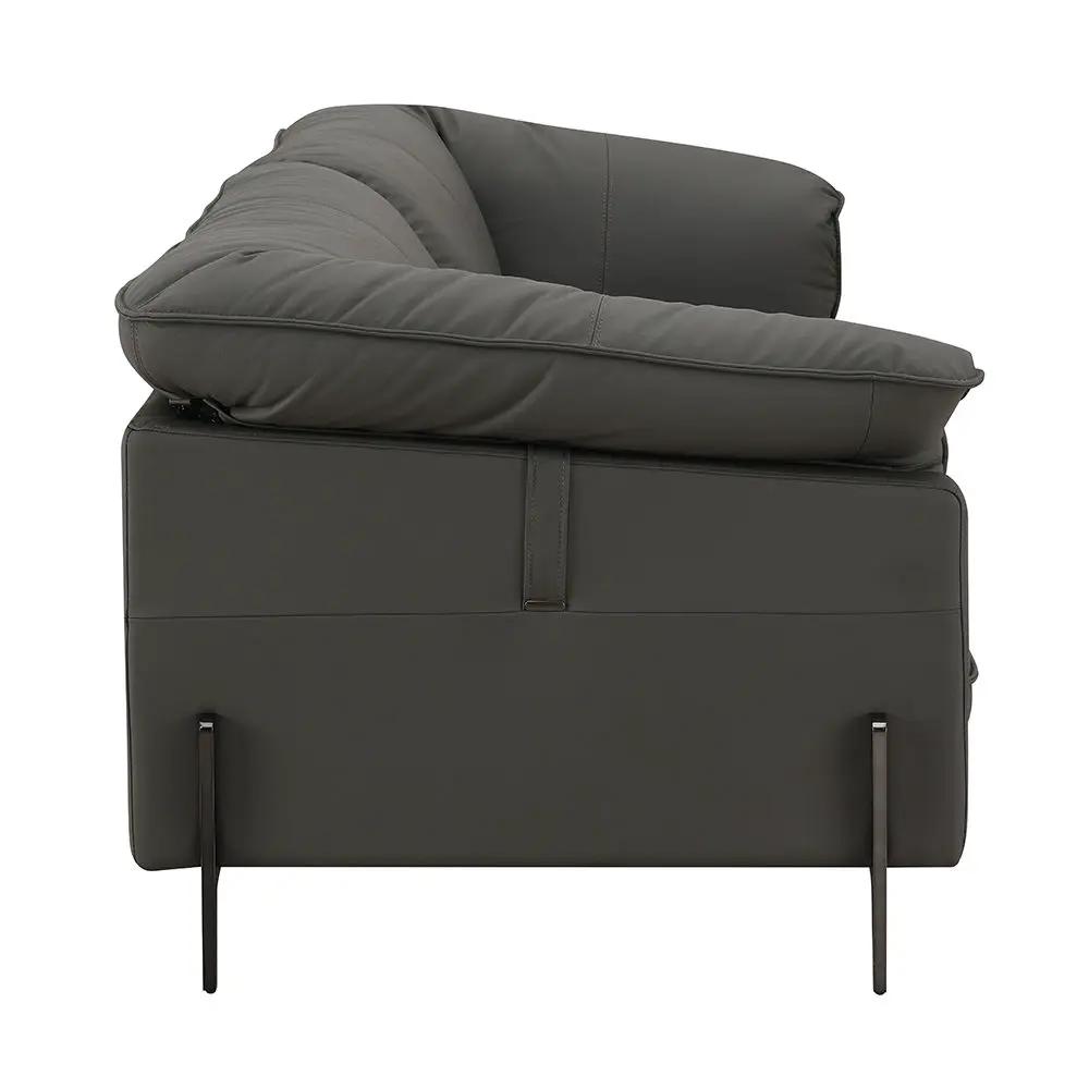 Tadi - Sofa - Black Top Grain Leather by Unique Piece Furniture