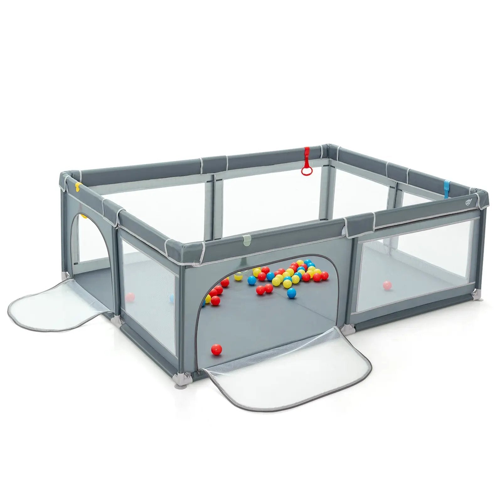 Extra-Large Safety Baby Fence with 50 Ocean Balls by DirectDeals
