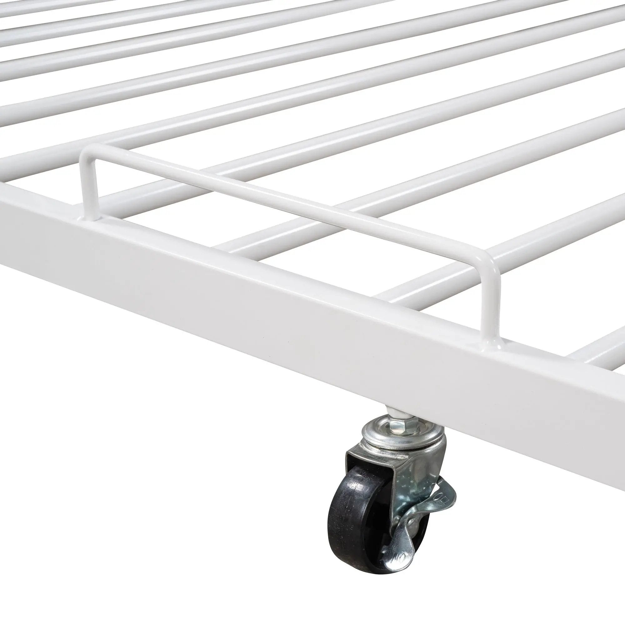 Platform Bed Frame With Trundle, USB Ports And Slat Support, No Box Spring Needed by HouseOfZazla