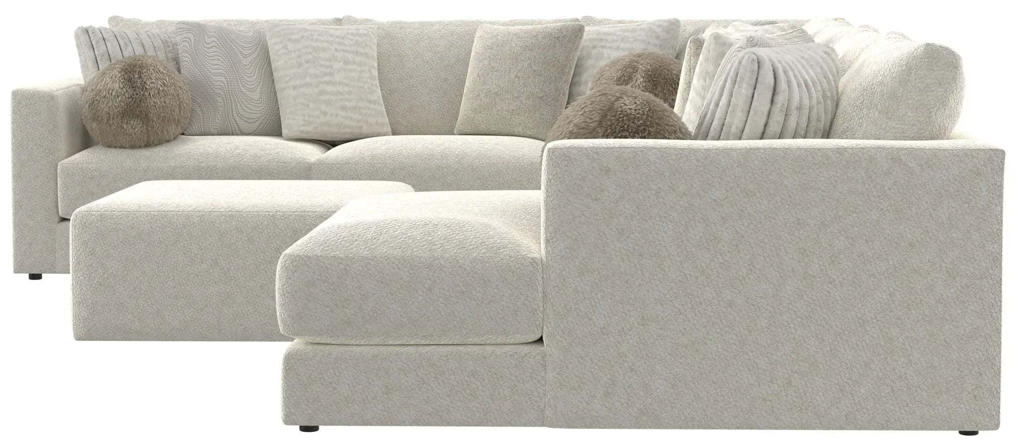 Ritzy - Modular Sofa And Included Cocktail Ottoman by Unique Piece Furniture