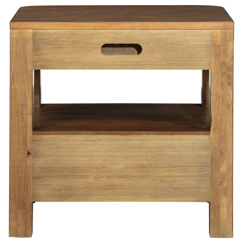 Maderia 2-drawer Nightstand Bedside Table Walnut by Unique Piece Furniture