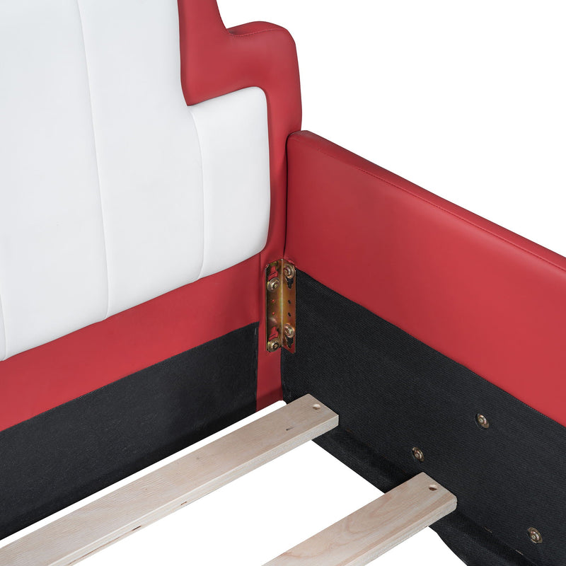 Race Car Shaped Platform Bed With Wheels by HouseOfZazla