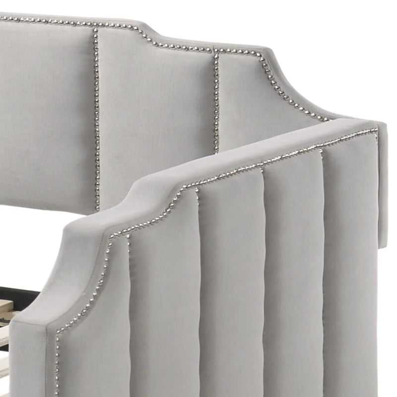 Peridot - Twin Daybed With Trundle - Dove Gray by Unique Piece Furniture
