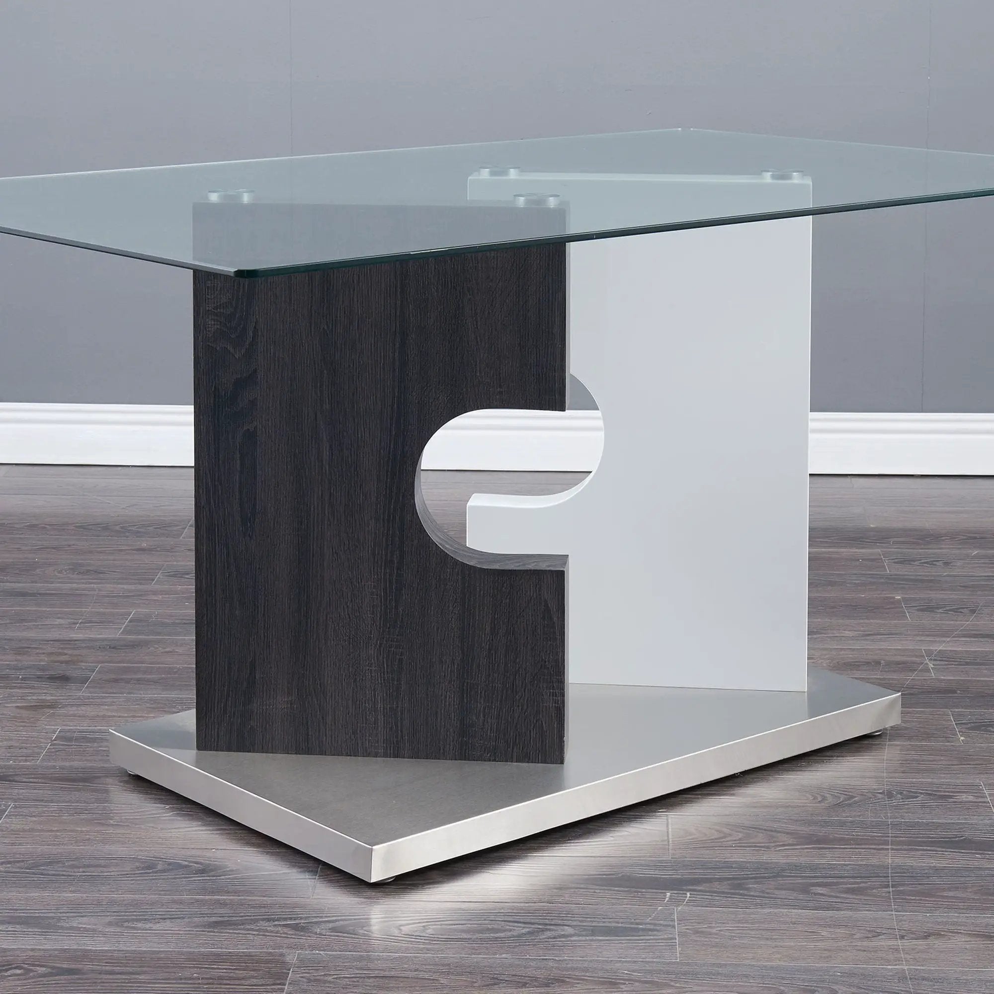 Iris - Dining Table - Gray by HouseOfZazla