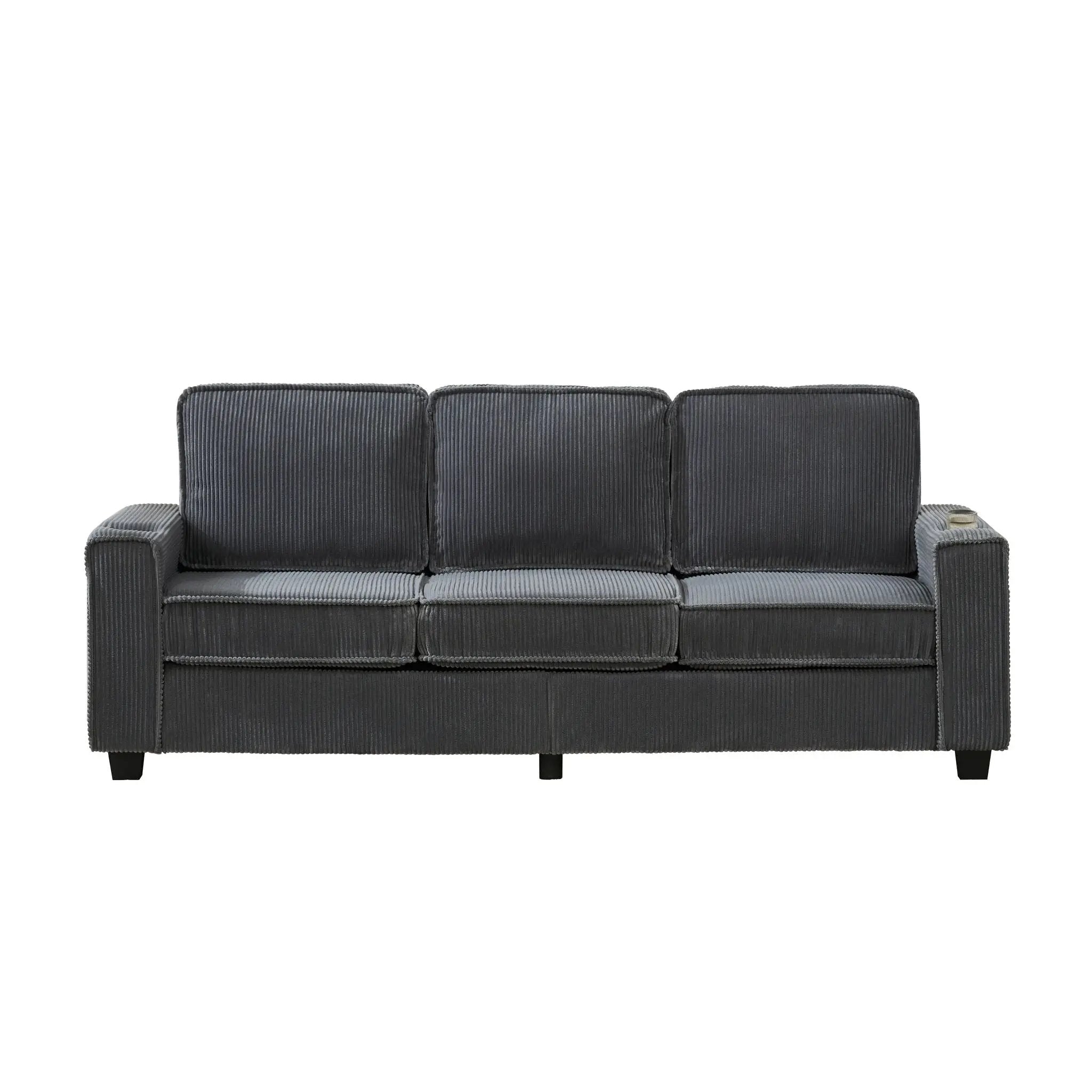 3 Seater Compact Sofa For Living Room by HouseOfZazla