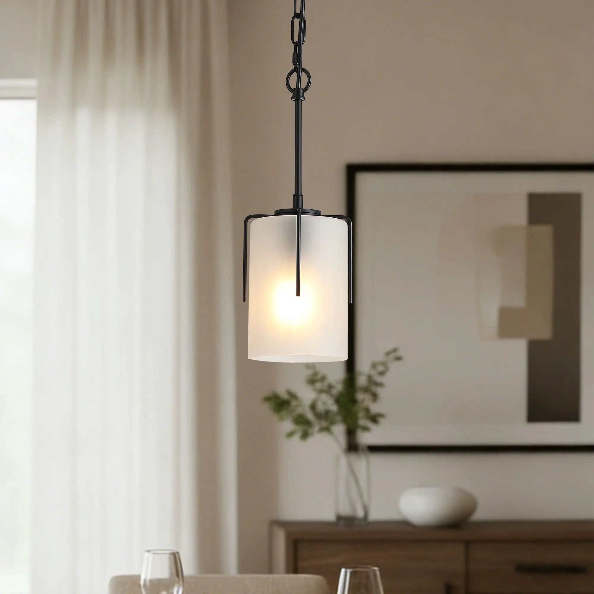 Adjustable Cylindrical Pendant Light by HouseOfZazla
