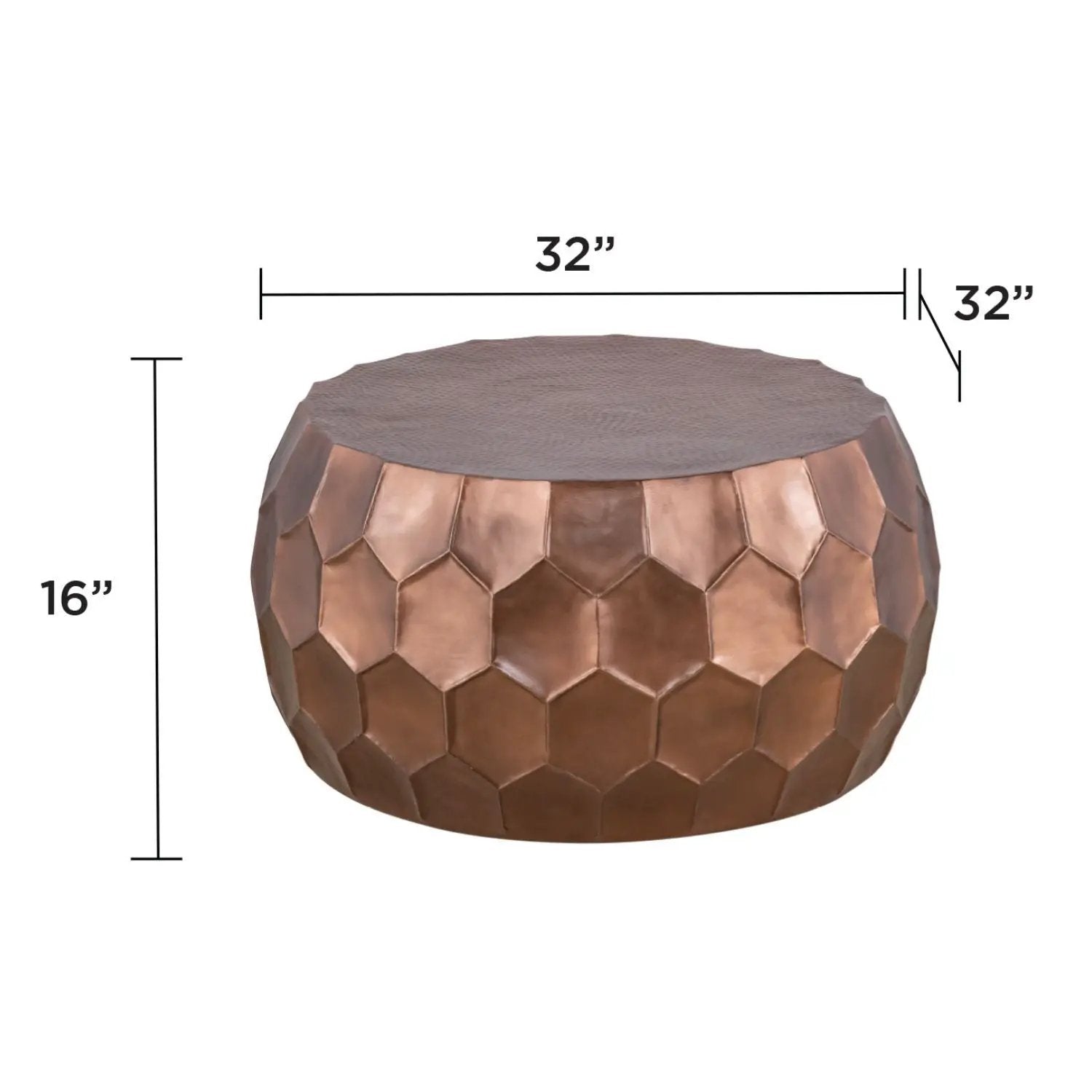 Ct101 - Round Coffee Table by HouseOfZazla