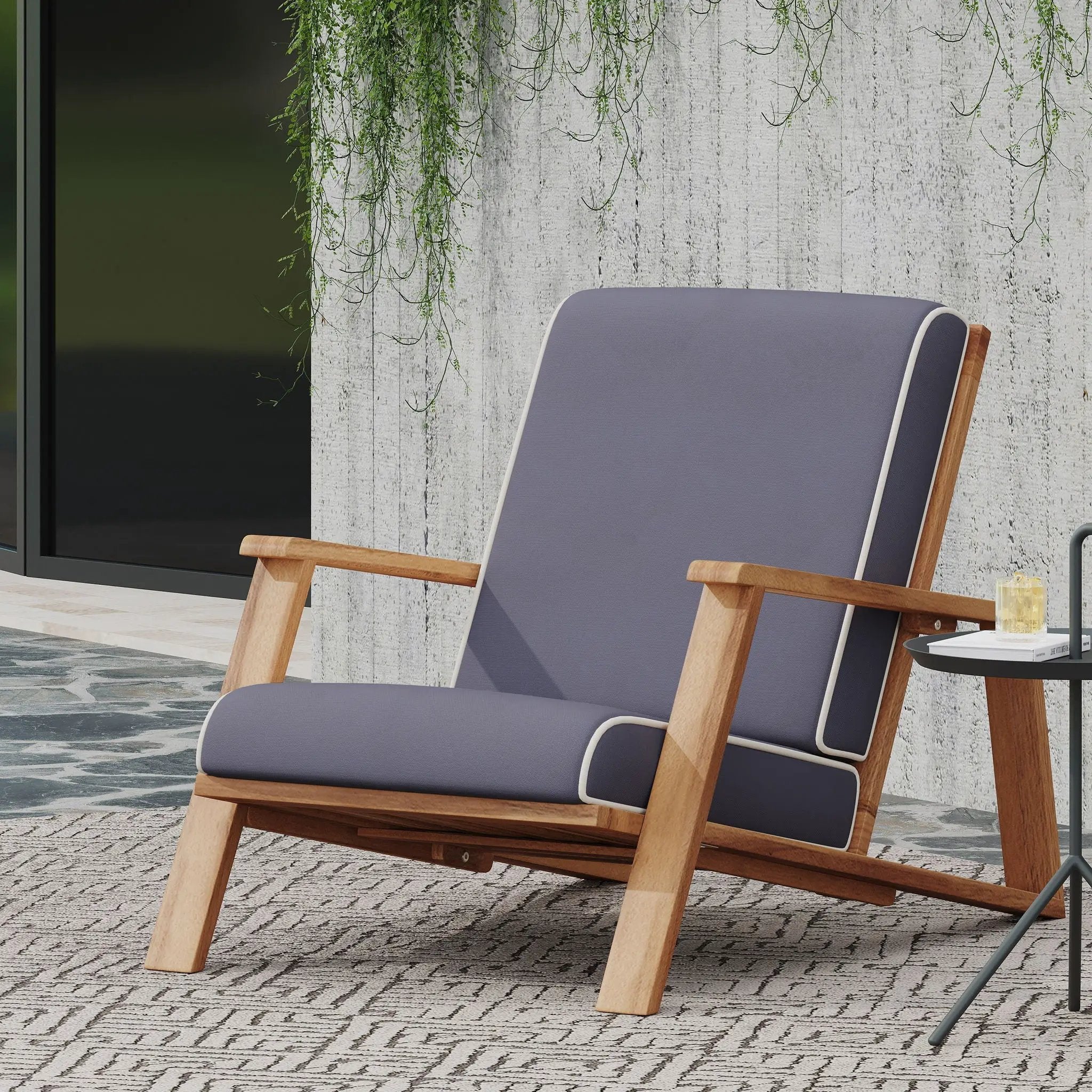Patio Lounge Chair, Outdoor Club Chair by HouseOfZazla