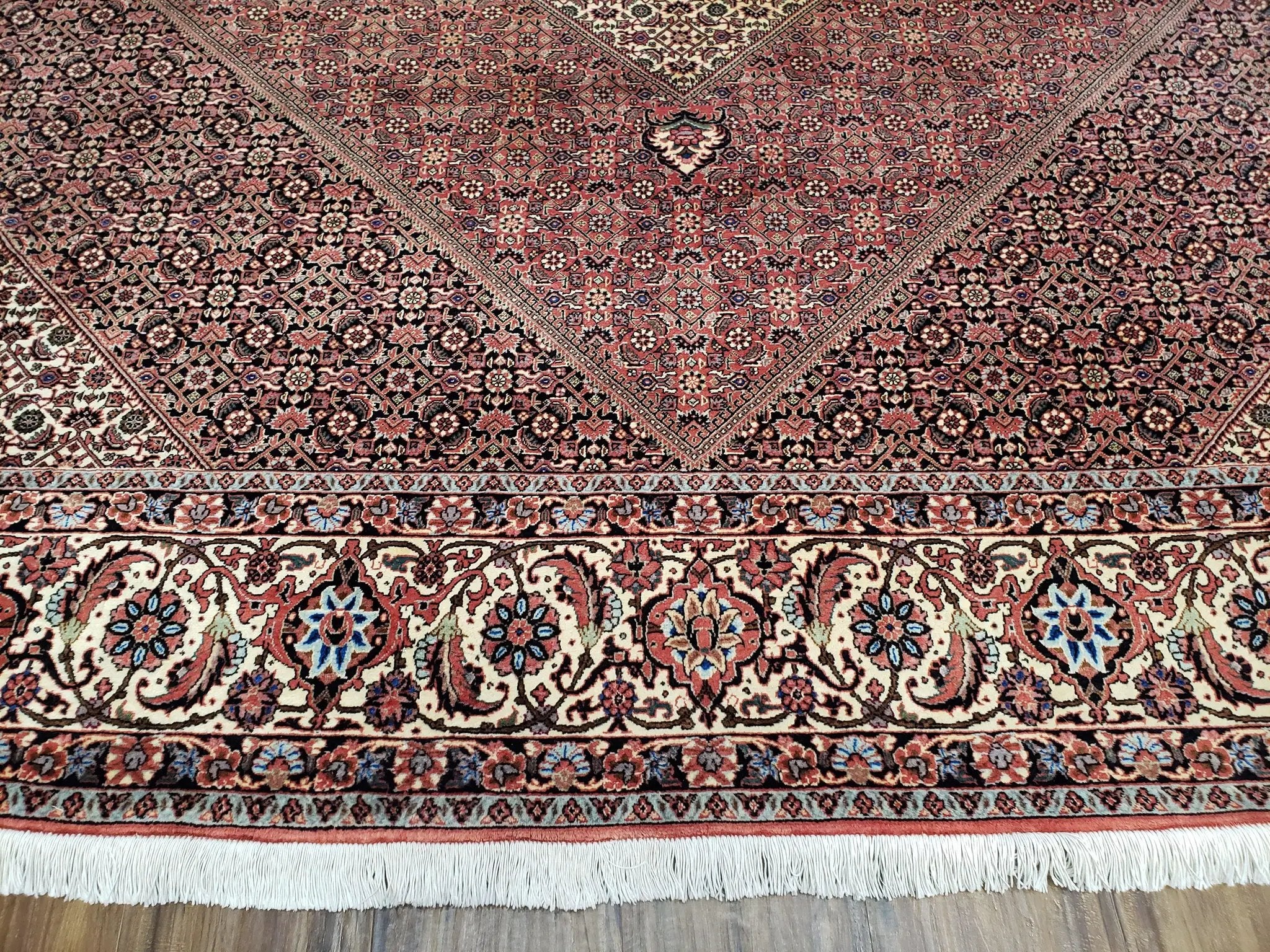 Stunning Persian Bijar Rug 8x11 - Herati Mahi Pattern by Jewel Rugs