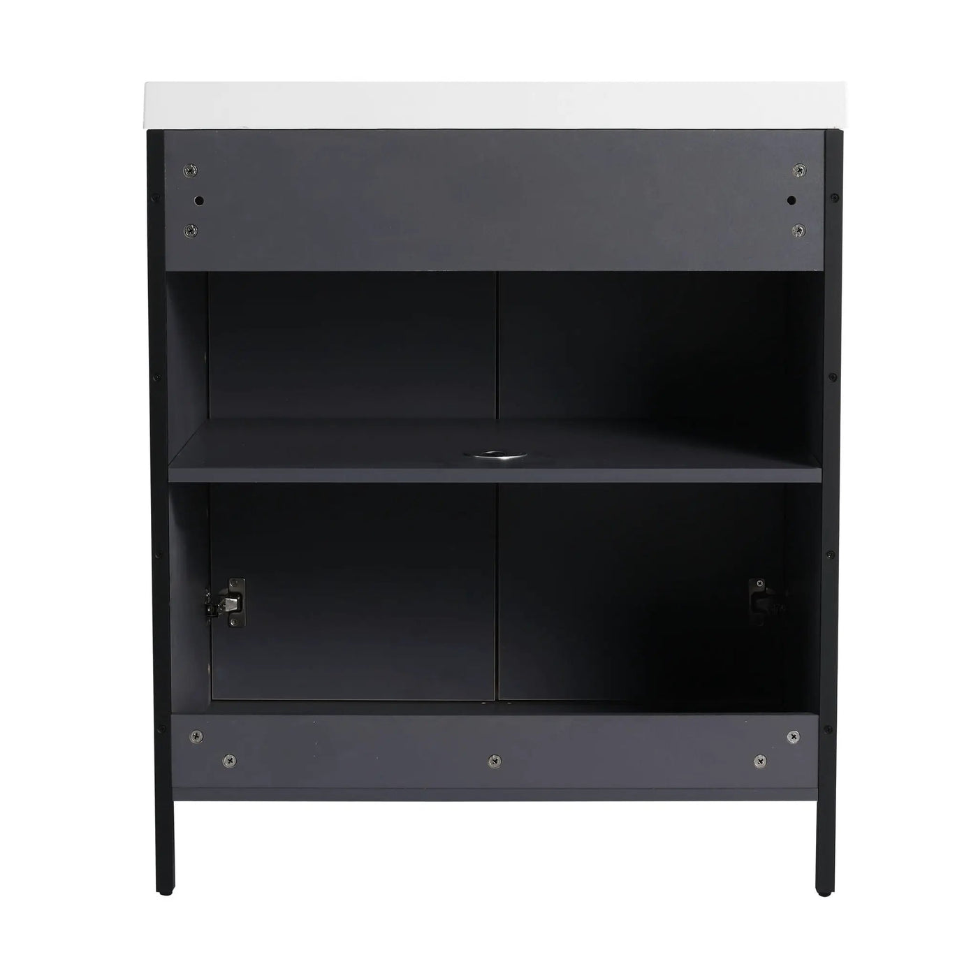 Contemporary Freestanding Bathroom Vanity With Adjustable Shelves by Unique Piece Furniture