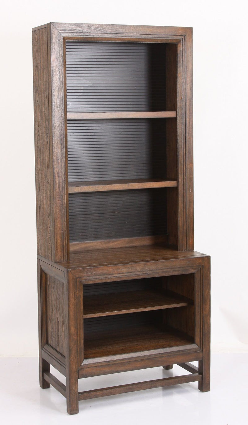Bookcase Pier, 2 Tone - Brown by HouseOfZazla