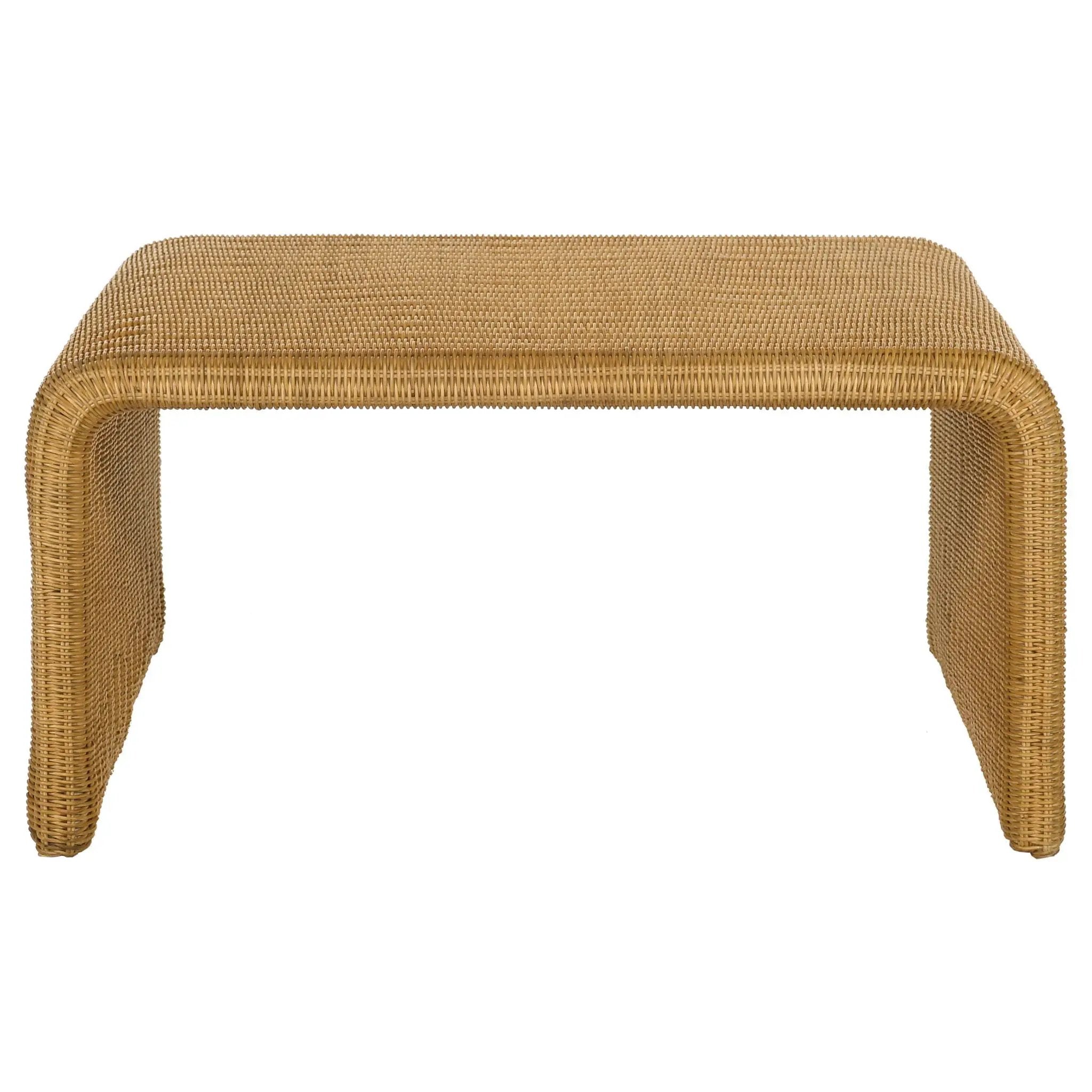 Cahya 3-piece Rattan Coffee and End Table Set Natural by Unique Piece Furniture