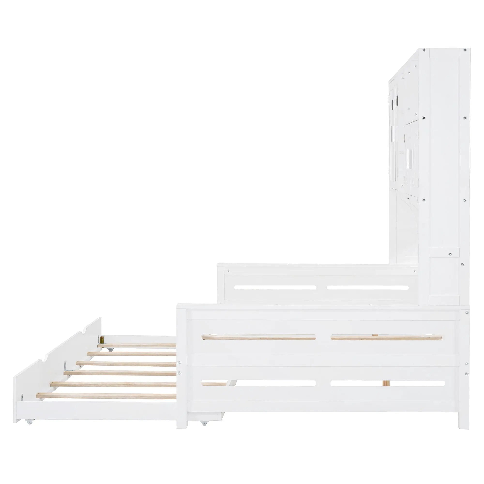 Daybed With All-In-One Cabinet And Shelf by HouseOfZazla
