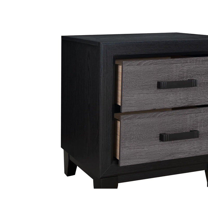 Soluto - Nightstand - Gray / Black by Unique Piece Furniture