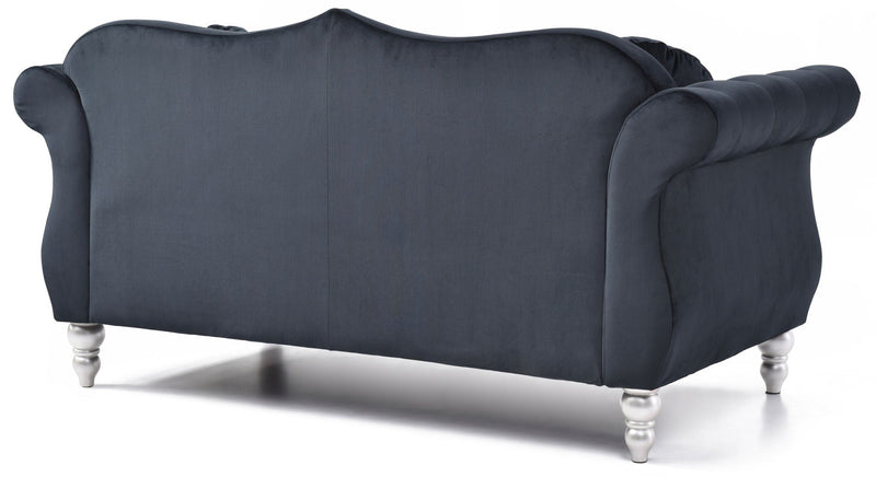 Stylish Flared Arm Loveseat by HouseOfZazla