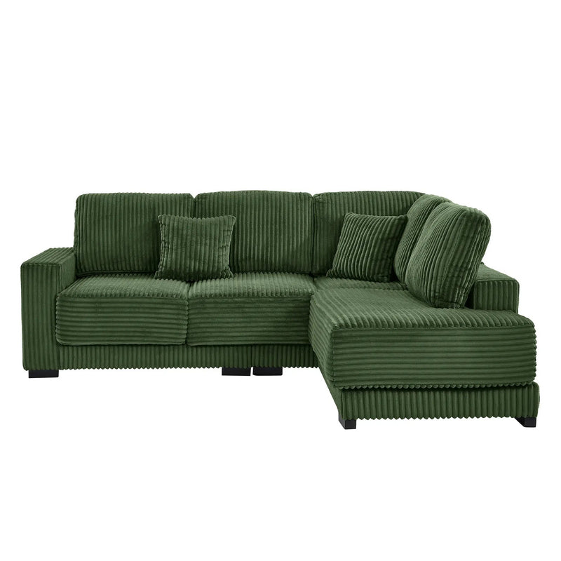 93" Sectional Sofa, L Shaped Sofa Couch by HouseOfZazla
