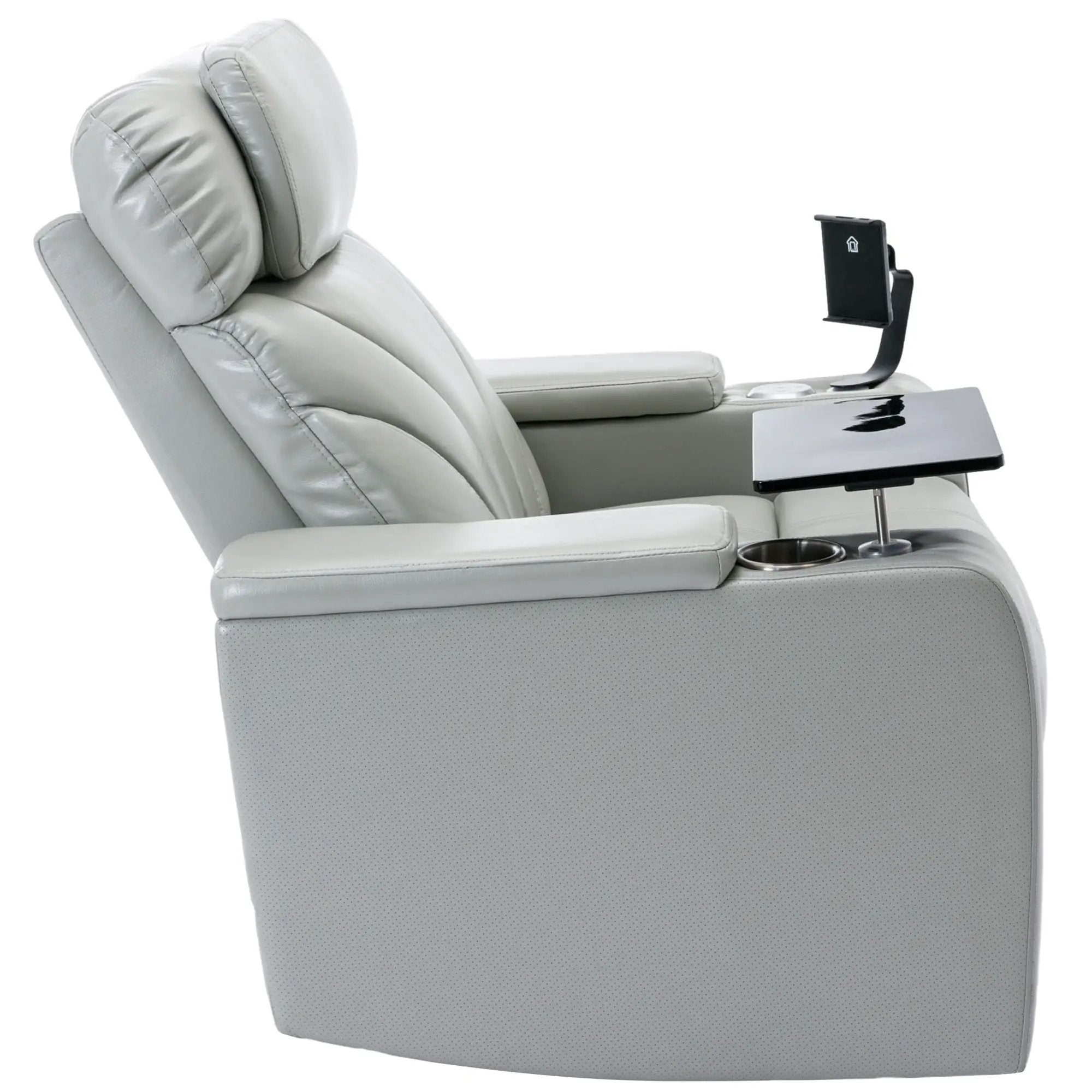 Power Motion Recliner Electric Power Recliner With USB Charging Port, Hidden Arm Storage, Convenient Cup Holder And tooth Speaker by HouseOfZazla