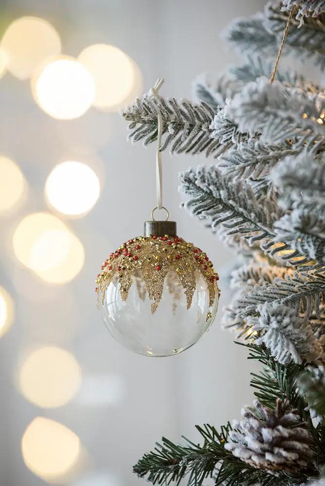 Christmas Ball Ornaments, Decorative Hanging Ball Christmas Tree Ornaments For Holiday Party Decorations by Unique Piece Furniture