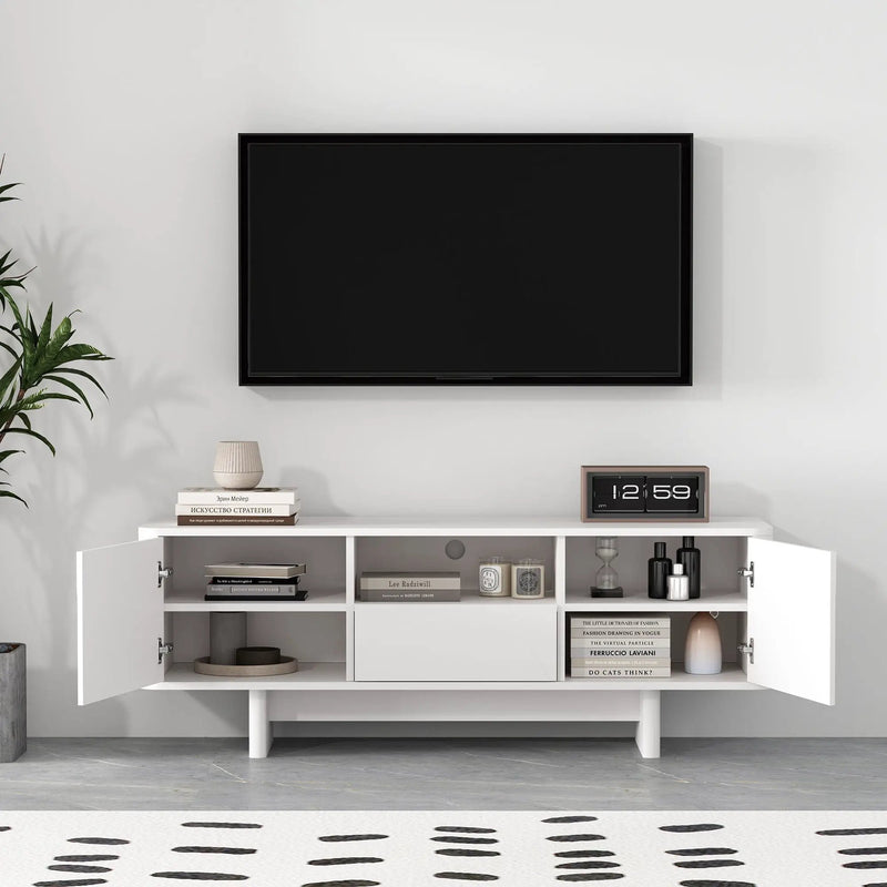 Ella - TV Stand With Adjustable Shelves by HouseOfZazla
