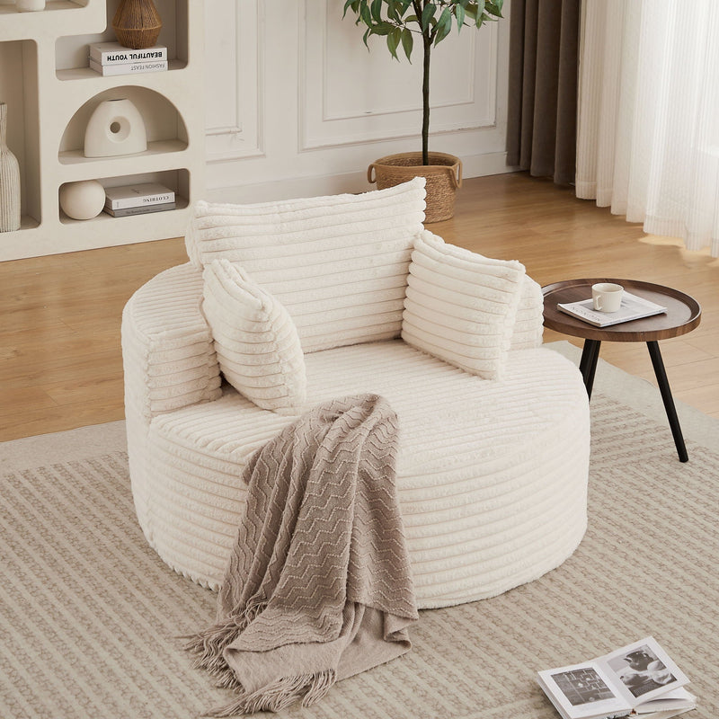 Modern Single Sofa With Backrest Pillow For Living Room by HouseOfZazla