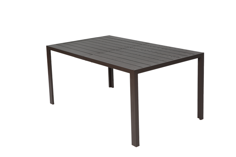7 Pieces Patio Dining Set with Rectangular Table and 6 Textilene Chairs by HouseOfZazla