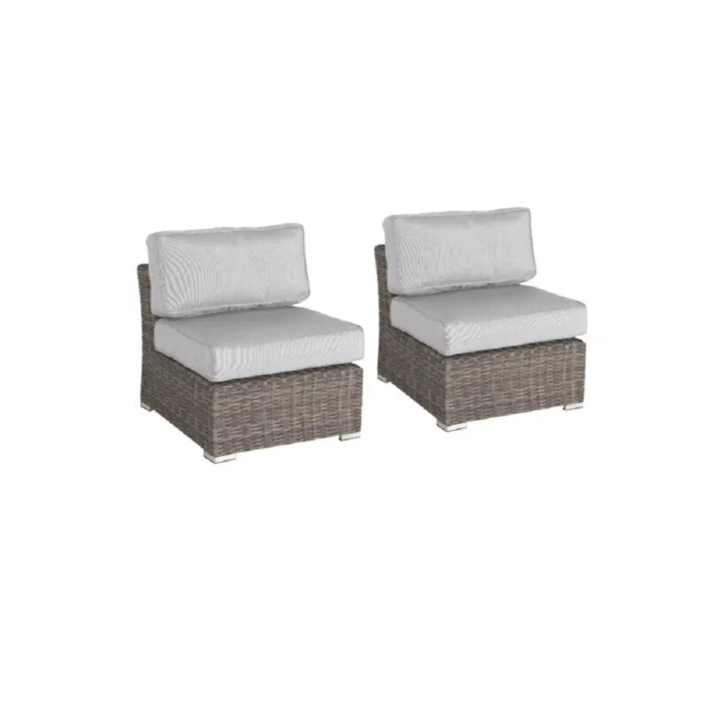 Rattan Sectional Sofa Set With Cushions by HouseOfZazla