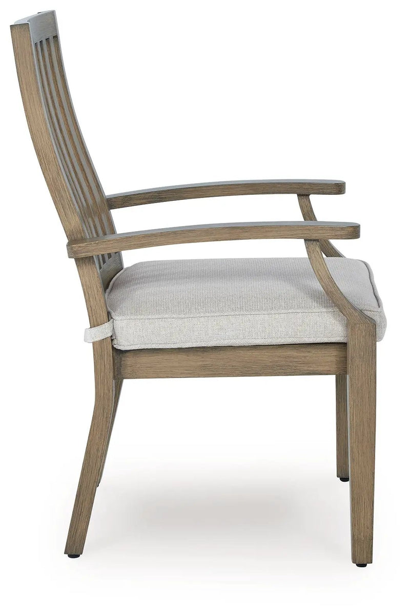 Rainier Ranch - Arm Chair With Cushion (Set of 2) - Brown / Beige by Unique Piece Furniture