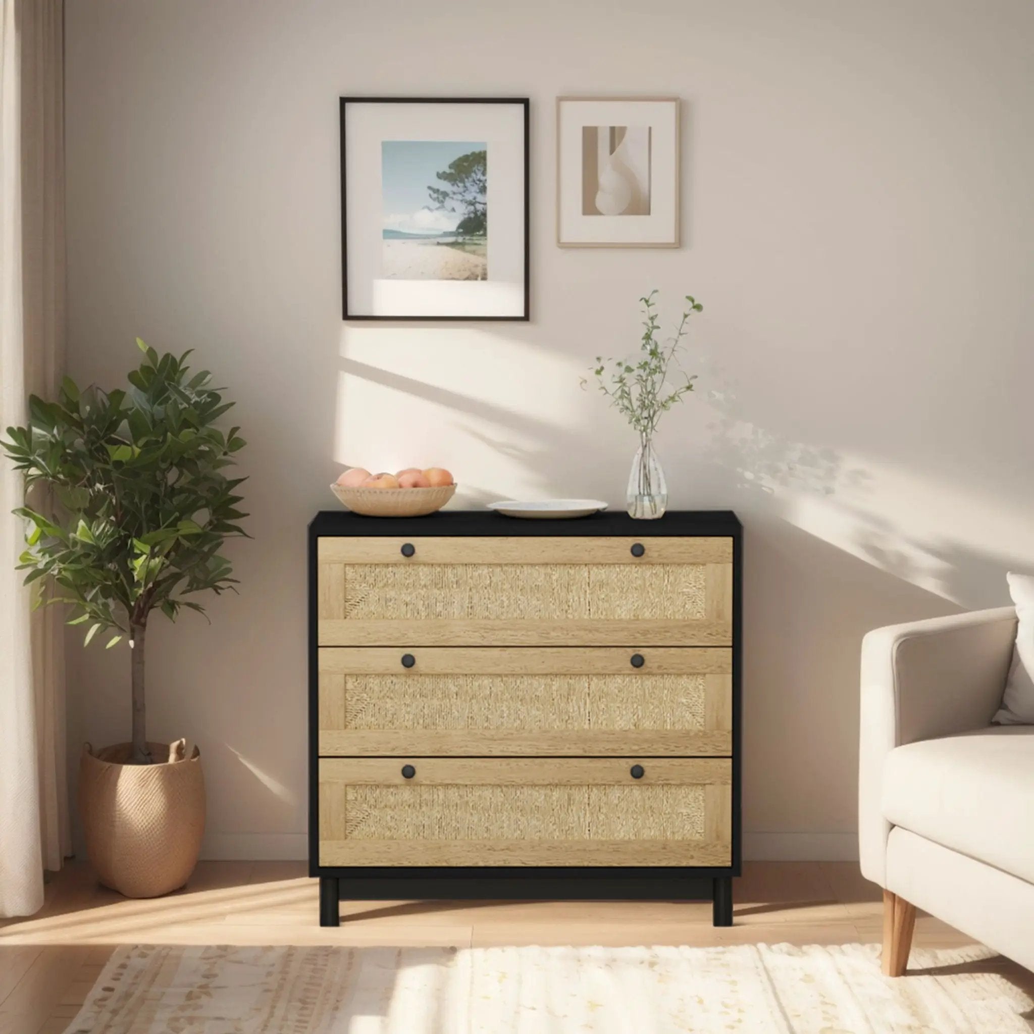 3 Drawer Storage Cabinet For Living Room by HouseOfZazla