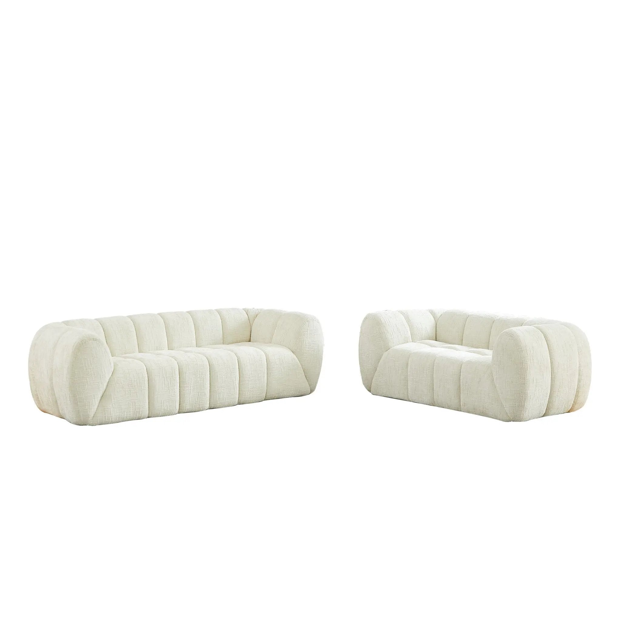 Modern Sofa With Piano Key Backrest by HouseOfZazla