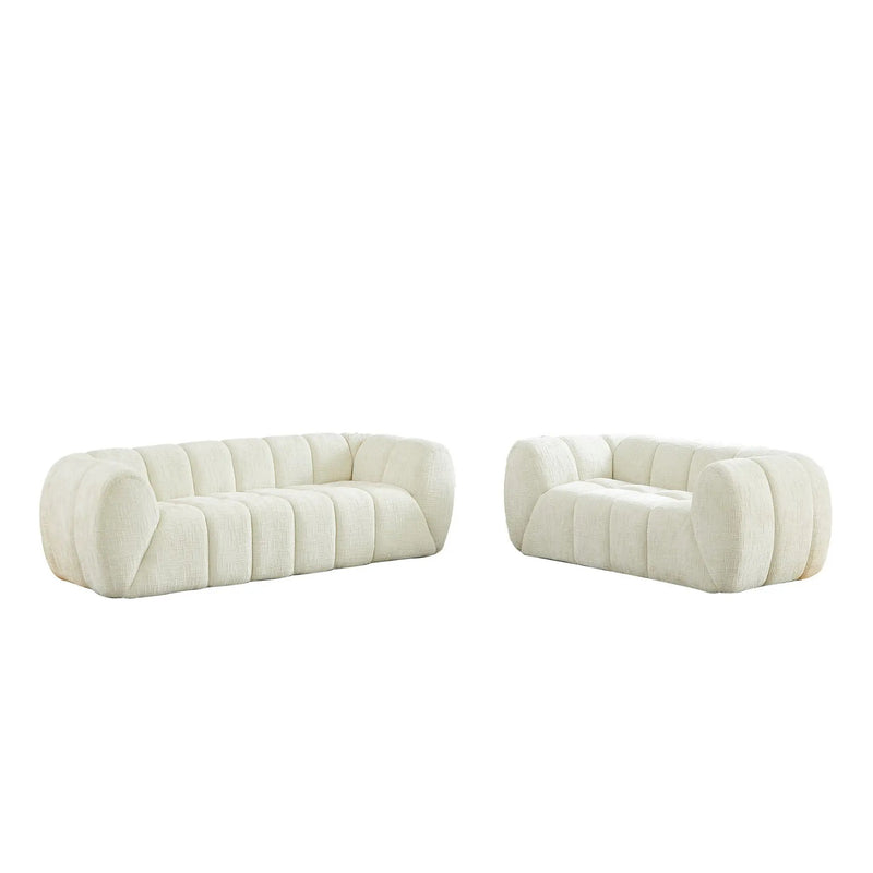 Modern Sofa With Piano Key Backrest by HouseOfZazla