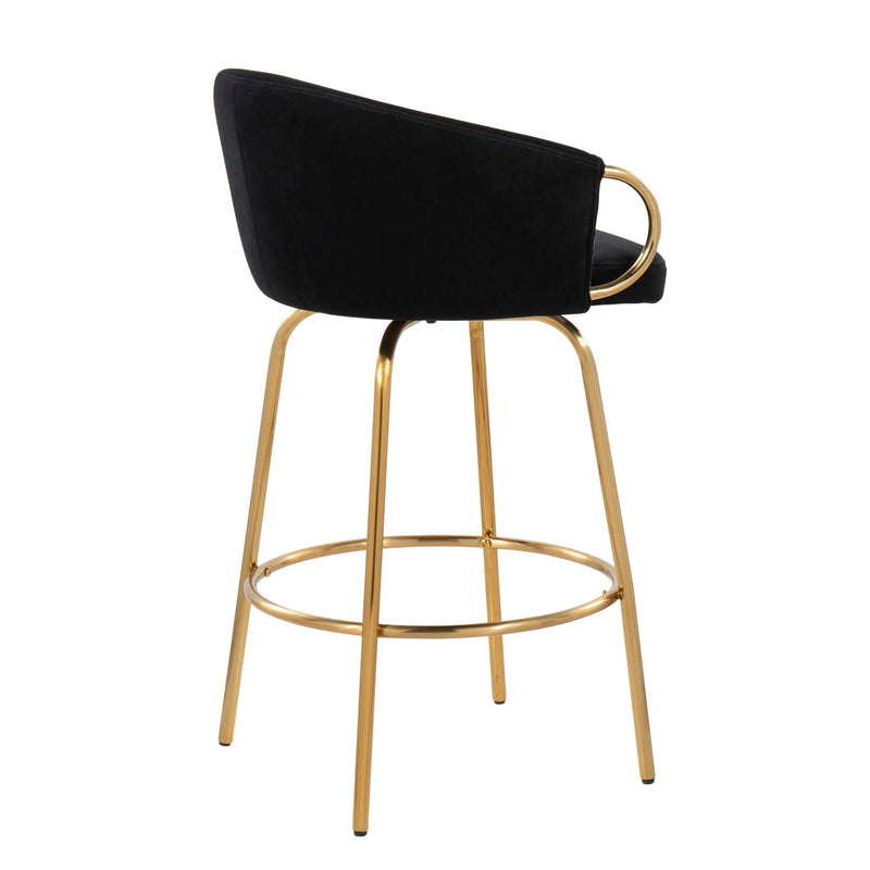 Claire - Contemporary & Glam Counter Stool (Set of 2) by HouseOfZazla