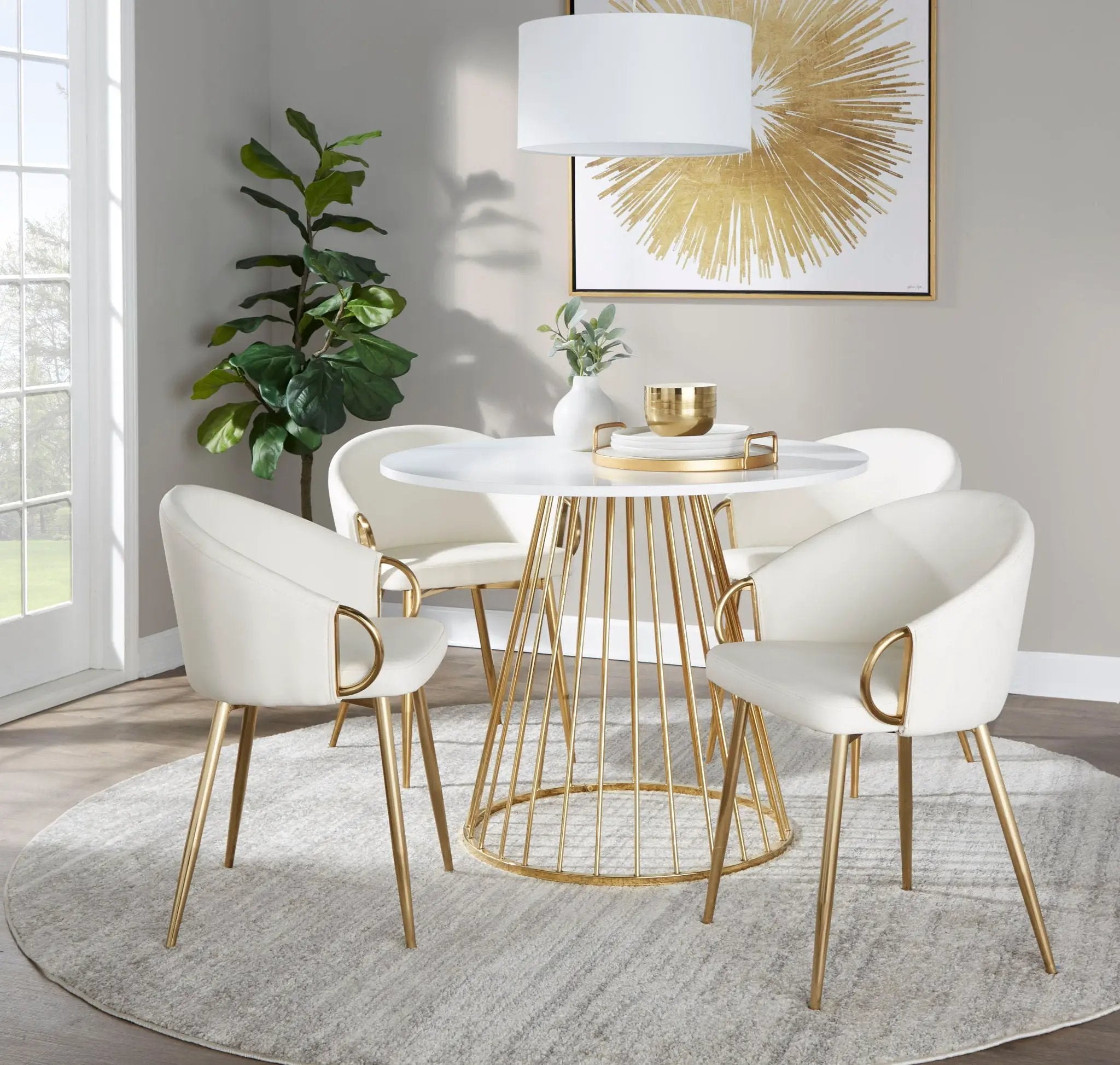 Canary Cosmo - Stylish Design Contemporary Dining Table by Unique Piece Furniture
